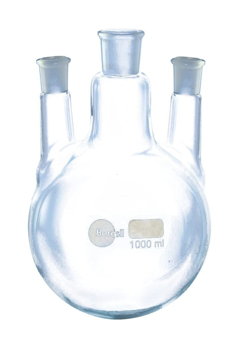 Load image into Gallery viewer, 3-Neck Round Bottom Flask
