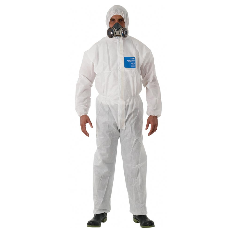 Load image into Gallery viewer, Microgard 1500 Protective Coverall - White WH15-S-00-138
