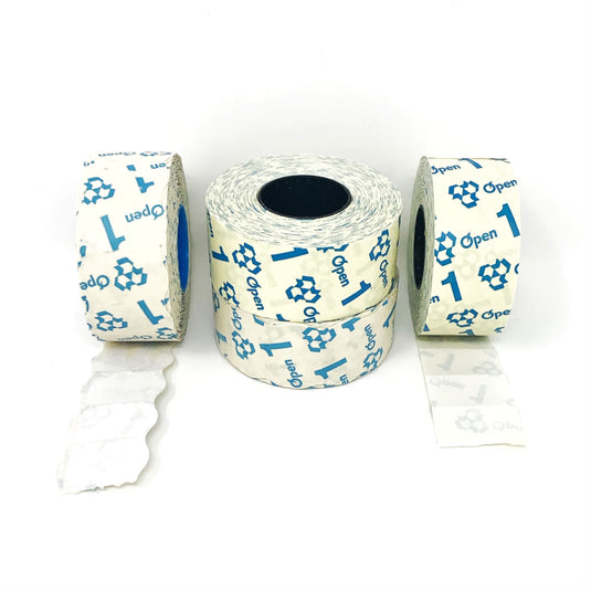 Retail Pricing Labels - Removable adhesive / Various Colours