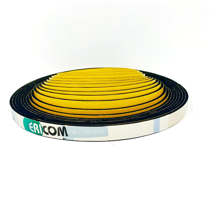 Load image into Gallery viewer, Black Neoprene Tape - Self-adhesive
