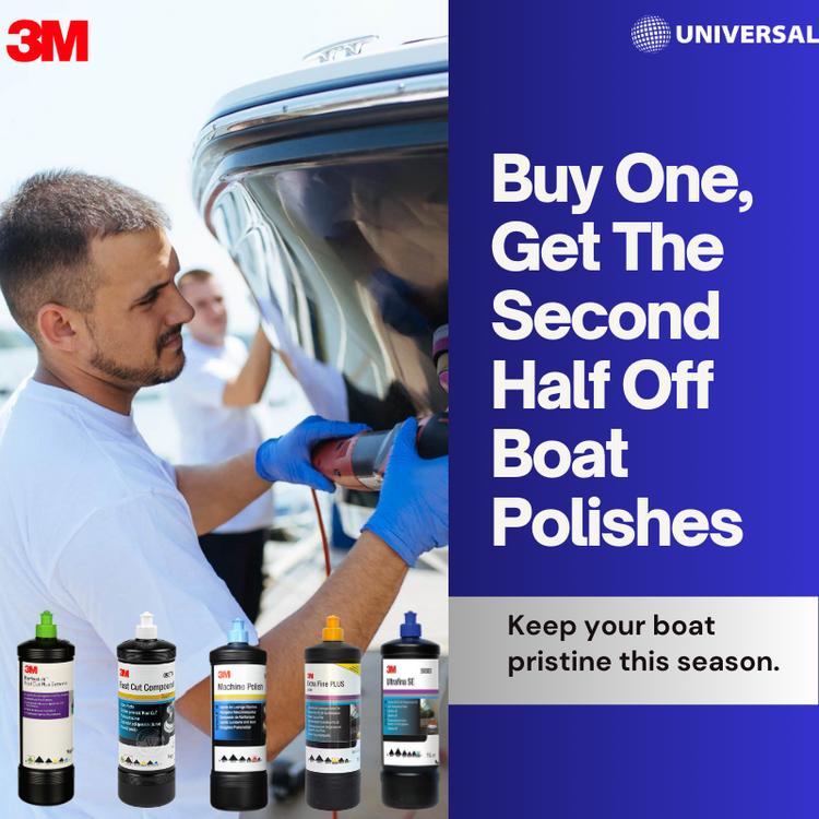 3M Marine  Polishes Buy 1 get the 2nd one half price