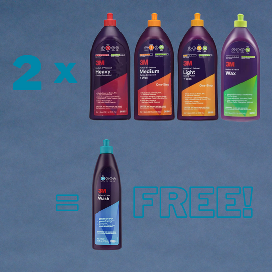 FREE! 3M Marine Boat Wash with any 2 polishes bought