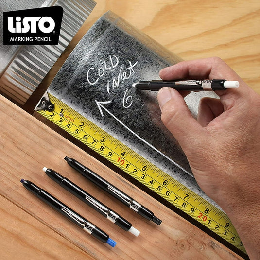 White Marking Pencil Writes on Any Surface
