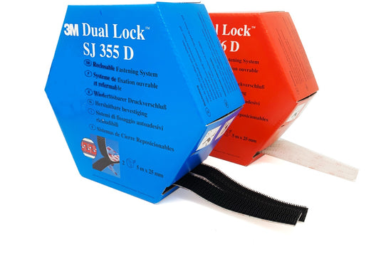 3M Dual Lock Reclosable Fastener 250 - SJ355D - Black