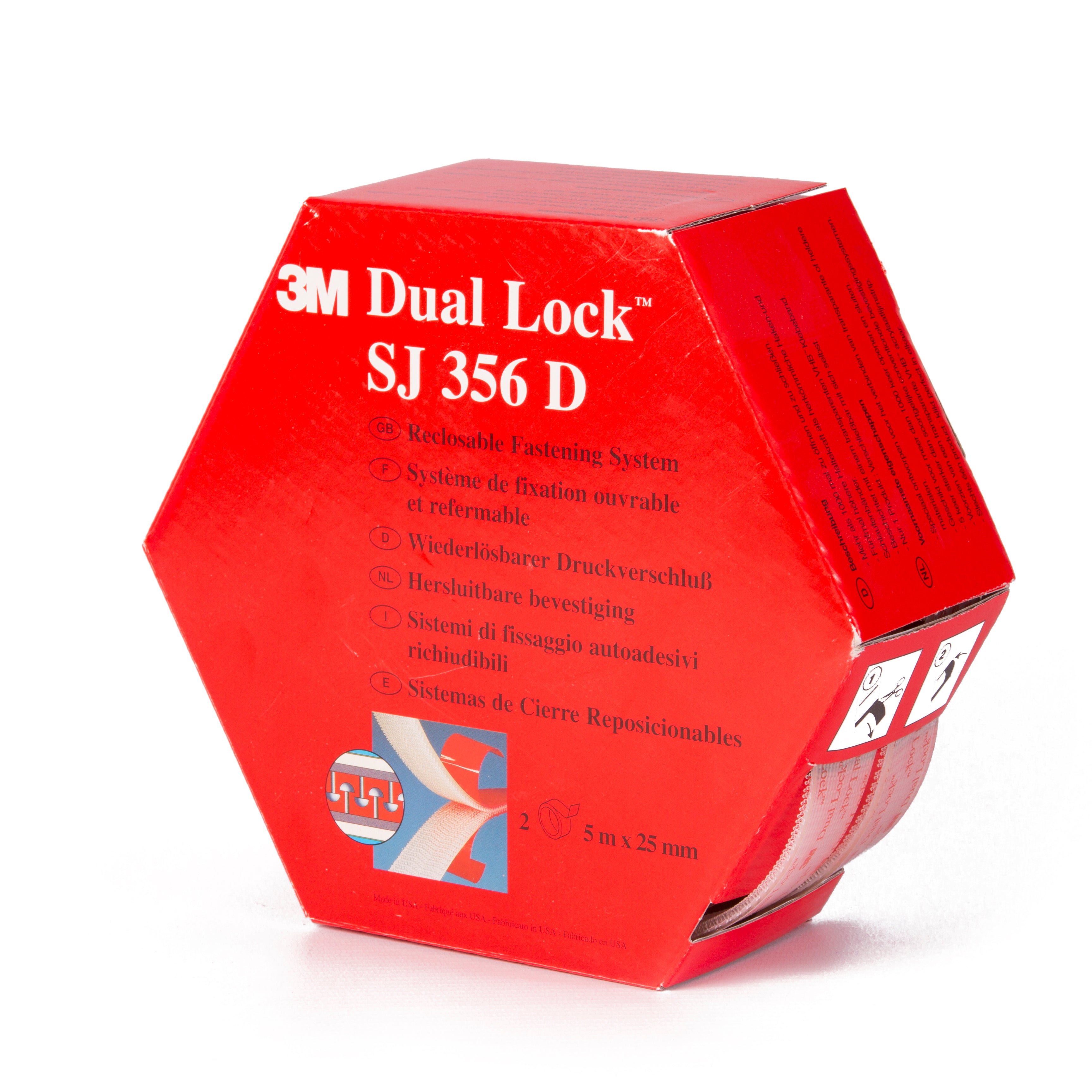 3M Dual Lock Reclosable Fastener 250 - SJ356D - Clear – Universal Online  Store