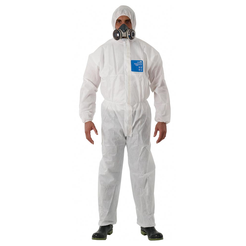 Load image into Gallery viewer, Microgard 1500 Protective Coverall - White WH15-S-00-138
