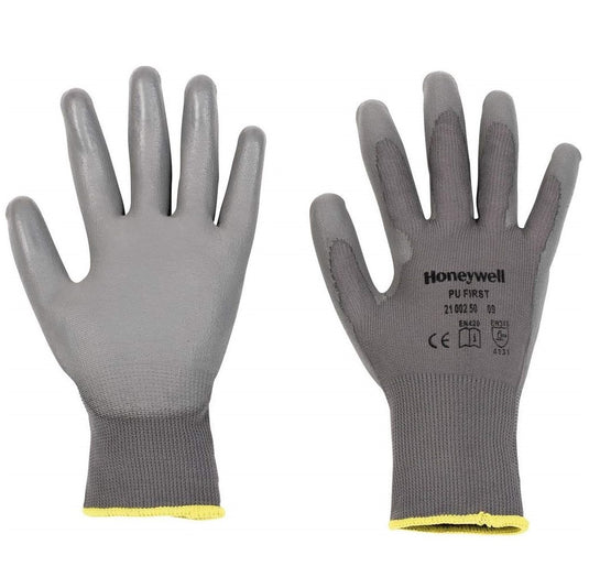 Honeywell PU First Grey 2100250 - General Purpose Safety Gloves