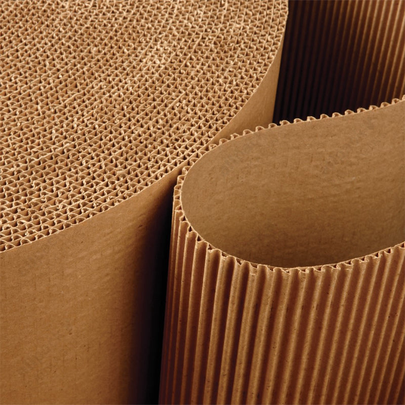 Load image into Gallery viewer, Corrugated Brown Paper Rolls
