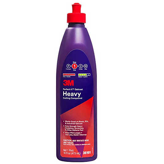 3M 36101E - Perfect-It Gelcoat Heavy Cutting Compound, 473 ml