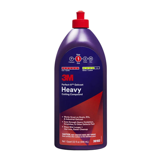 3M 36102E - Perfect-It Gelcoat Heavy Cutting Compound, 946 ml