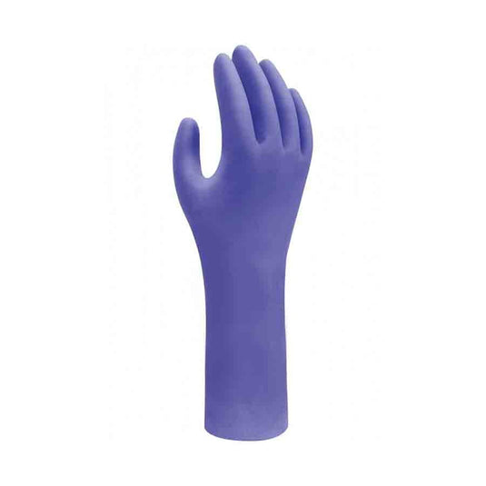 SHOWA 7555 Long Cuff Nitrile Gloves