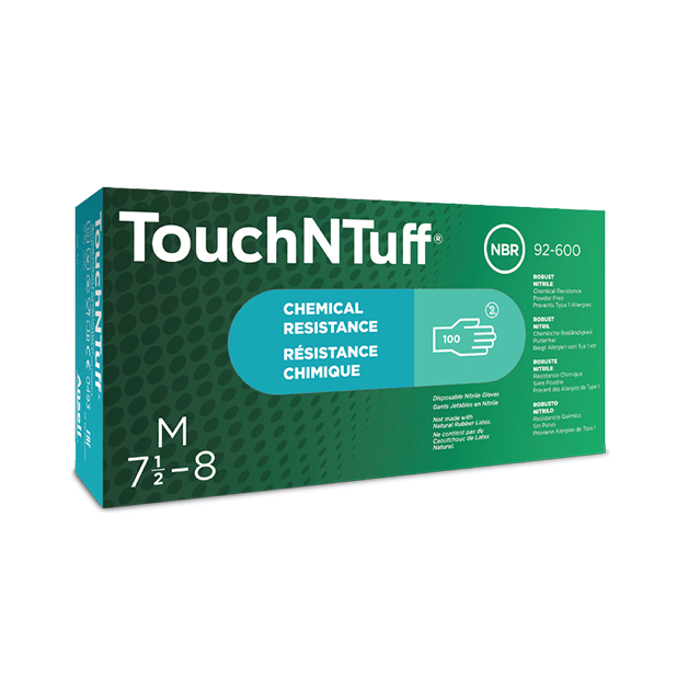 Load image into Gallery viewer, Ansell TouchNTuff Nitrile Gloves 92-600 - Chemical Resistant Powder-Free Disposable Gloves
