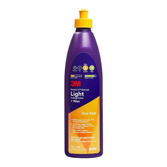 3M 36109 - Perfect-It Gelcoat Light Cutting Polish + Wax